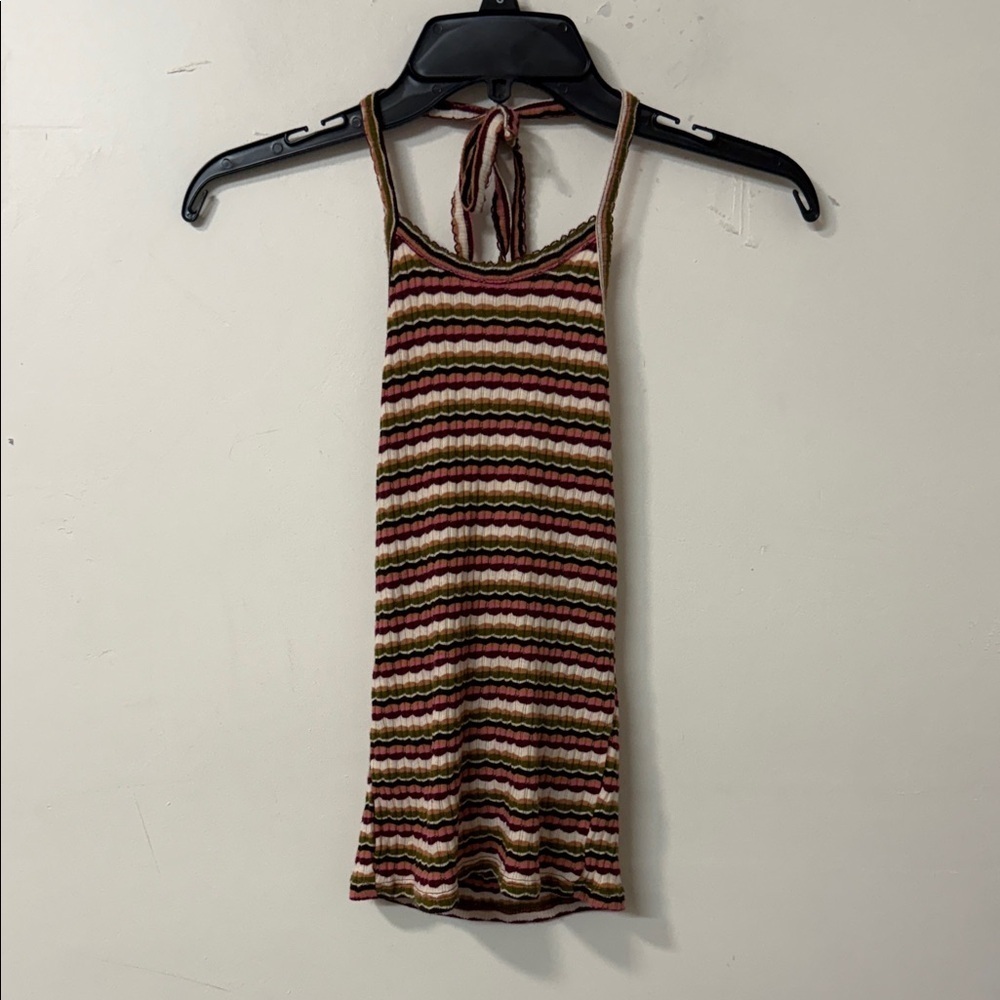 American Eagle Outfitters Multicolor Striped Tank Top